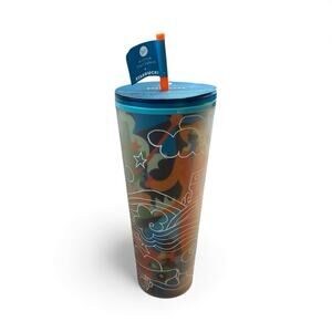 Starbucks Tumbler Misha Tyutyunik LE Artist Collab City Life Cold Cup New 24 oz